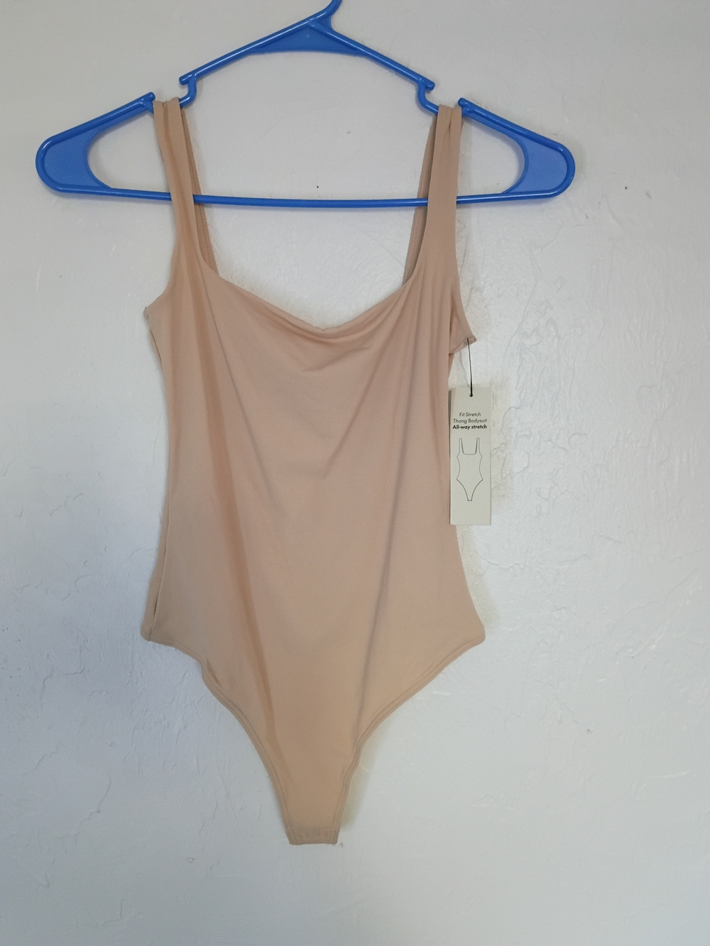 No Boundaries Tan Thong Bodysuit SZ XSmall 0071